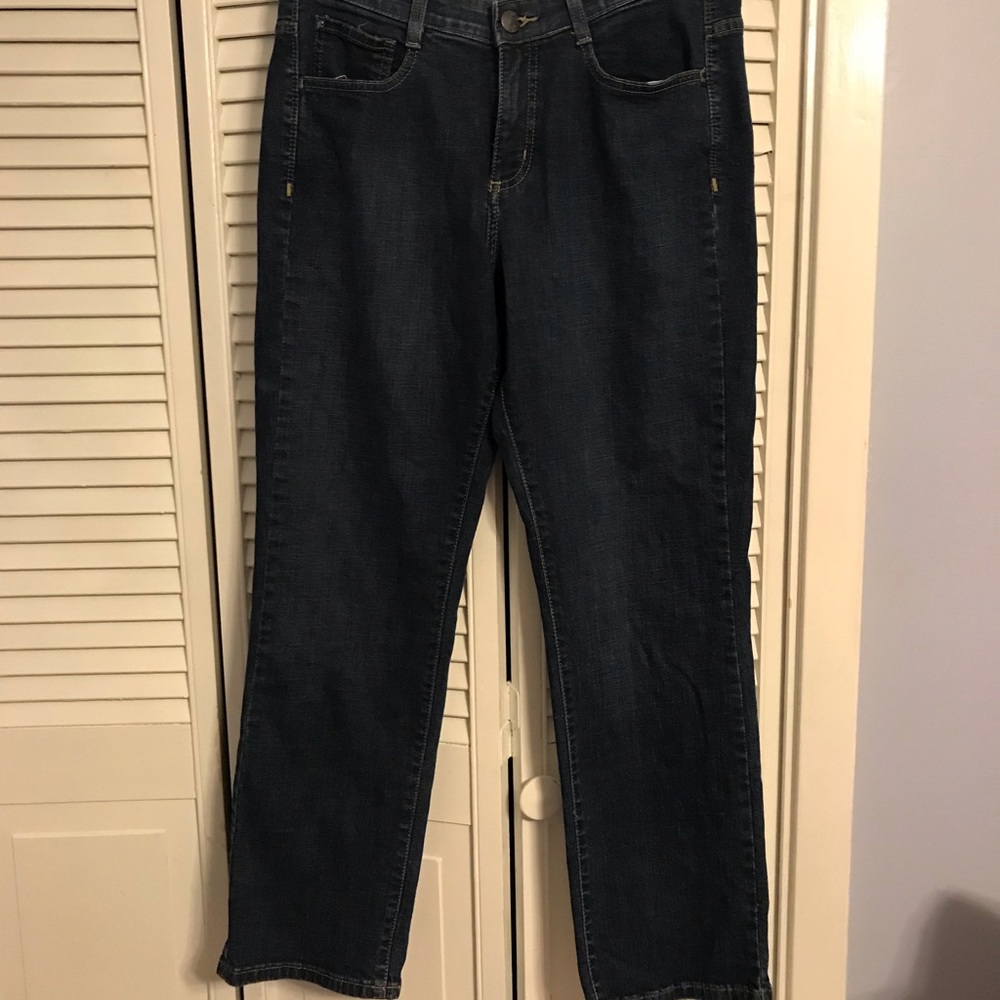 3/$18. Lee Sinfully Soft Women’s Jeans, Size 9, Dark Blue, 28 inseam, Nice Jeans